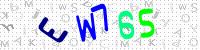 Blue Captcha Image