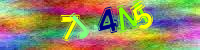 Blue Captcha Image
