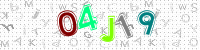 Blue Captcha Image