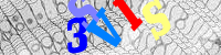 Blue Captcha Image