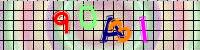 Blue Captcha Image