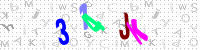 Blue Captcha Image