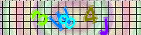 Blue Captcha Image