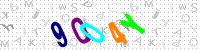 Blue Captcha Image