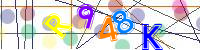 Blue Captcha Image