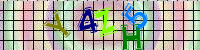 Blue Captcha Image