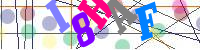 Blue Captcha Image