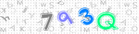 Blue Captcha Image