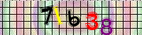 Blue Captcha Image