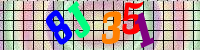 Blue Captcha Image