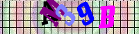 Blue Captcha Image