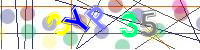 Blue Captcha Image