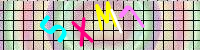 Blue Captcha Image