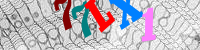Blue Captcha Image