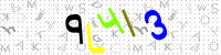 Blue Captcha Image