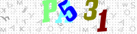 Blue Captcha Image