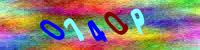 Blue Captcha Image
