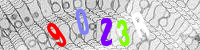 Blue Captcha Image