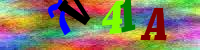 Blue Captcha Image