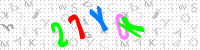 Blue Captcha Image