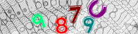 Blue Captcha Image