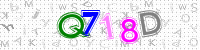 Blue Captcha Image