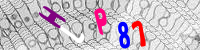 Blue Captcha Image
