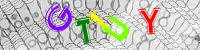 Blue Captcha Image
