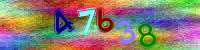 Blue Captcha Image