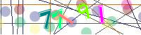 Blue Captcha Image