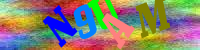 Blue Captcha Image
