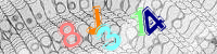 Blue Captcha Image