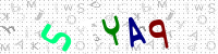 Blue Captcha Image