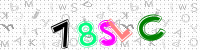 Blue Captcha Image