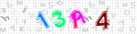 Blue Captcha Image