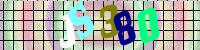 Blue Captcha Image