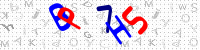 Blue Captcha Image