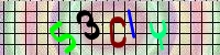 Blue Captcha Image