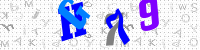 Blue Captcha Image