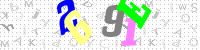 Blue Captcha Image