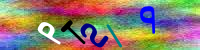 Blue Captcha Image