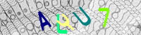 Blue Captcha Image