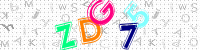 Blue Captcha Image