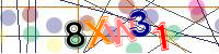 Blue Captcha Image
