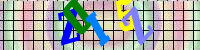 Blue Captcha Image