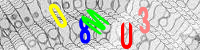 Blue Captcha Image