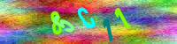 Blue Captcha Image