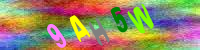 Blue Captcha Image