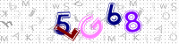 Blue Captcha Image