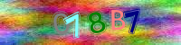 Blue Captcha Image